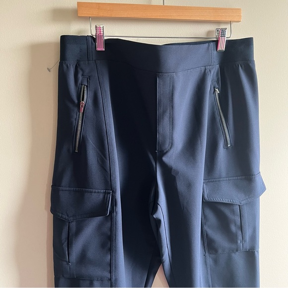 Athleta Endless High Rise Pants Plus Size 16 Navy Blue Travel Modern Comfortable - Picture 4 of 12